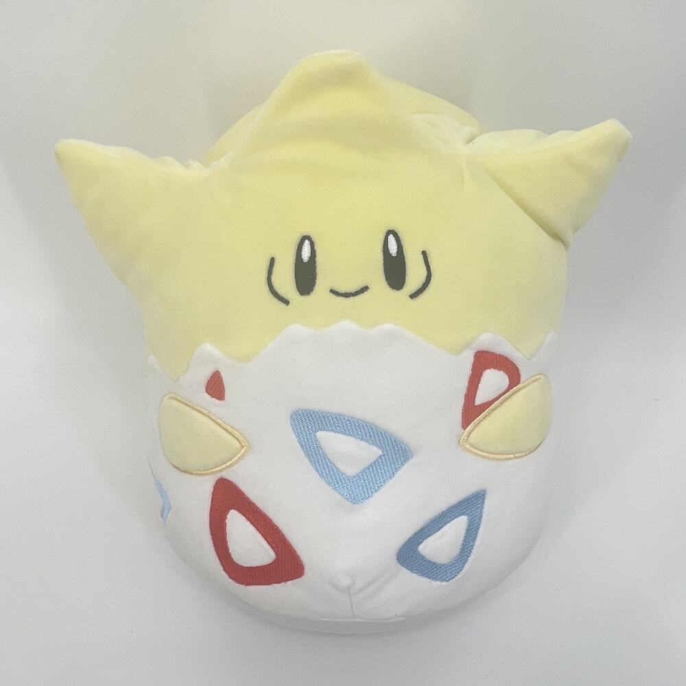 Squishmallows Pokémon Togepi Plush Stuffed Animal Yellow/White w/ Tag 2023 10”